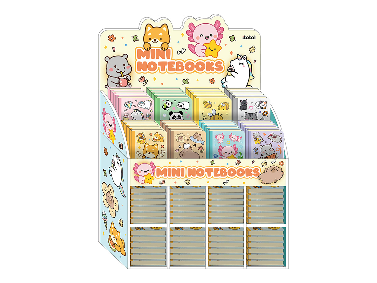 I-Total Mini Notebook assorti - per stuk