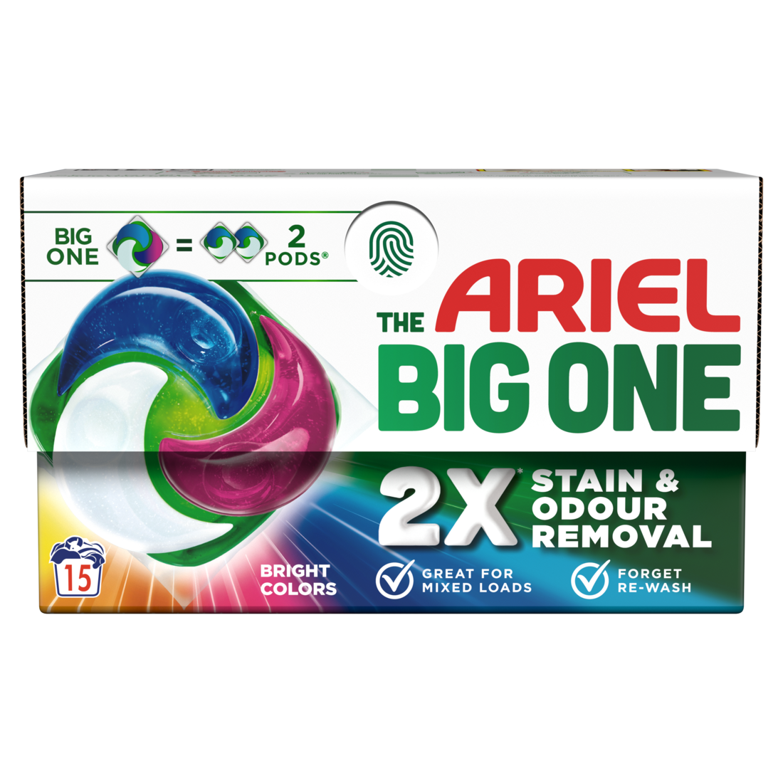 Ariel Wasmiddel Pods Big One Color 15 stuks