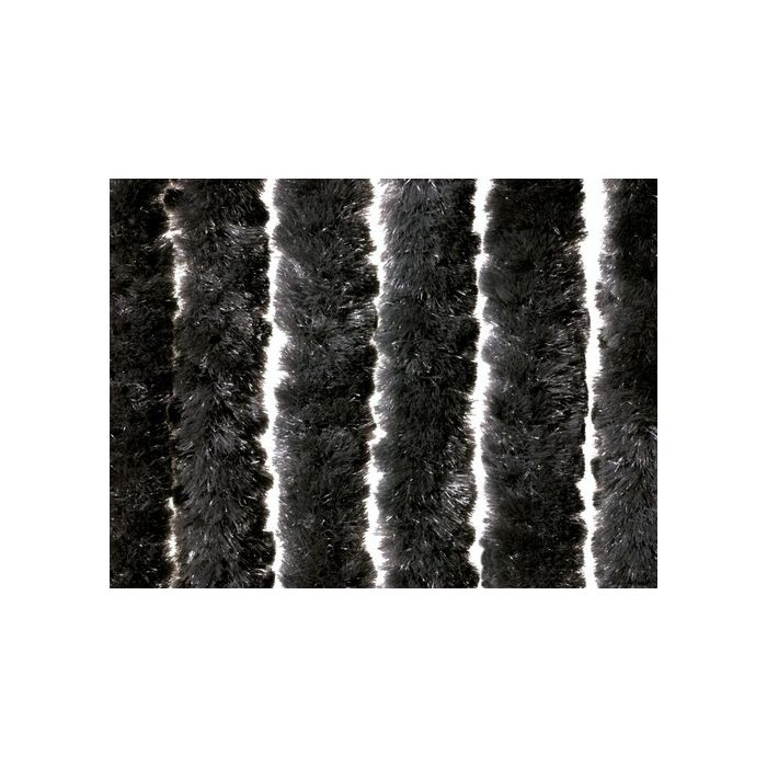 Deurgordijn Kattenstaart Zwart 90x210 cm