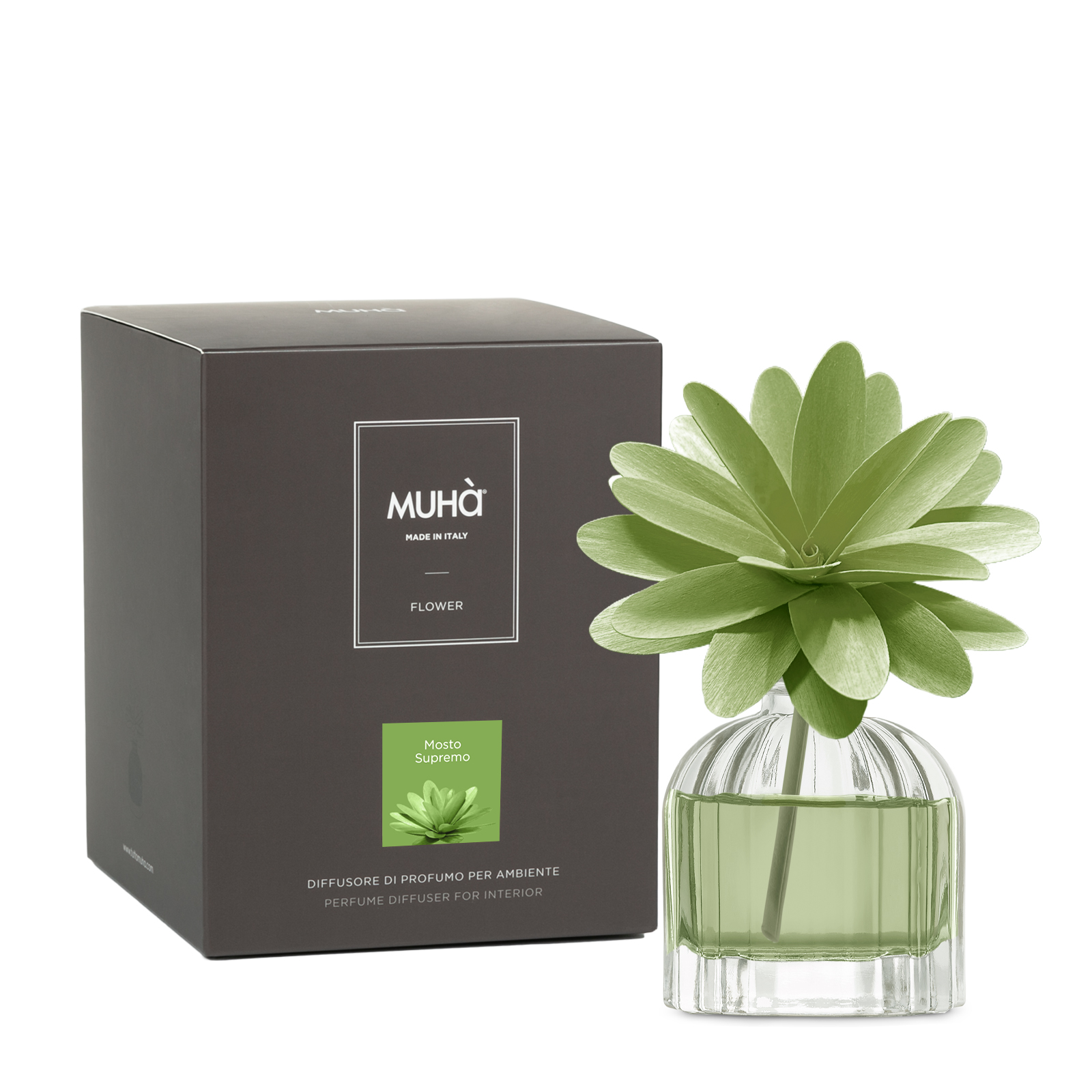 Muhà Geurdiffuser Flower Green 60ml - Supreme Most