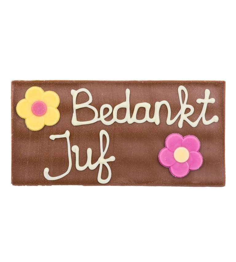 Love in a Box Chocoladereep Melk - Bedankt Juf - 100g
