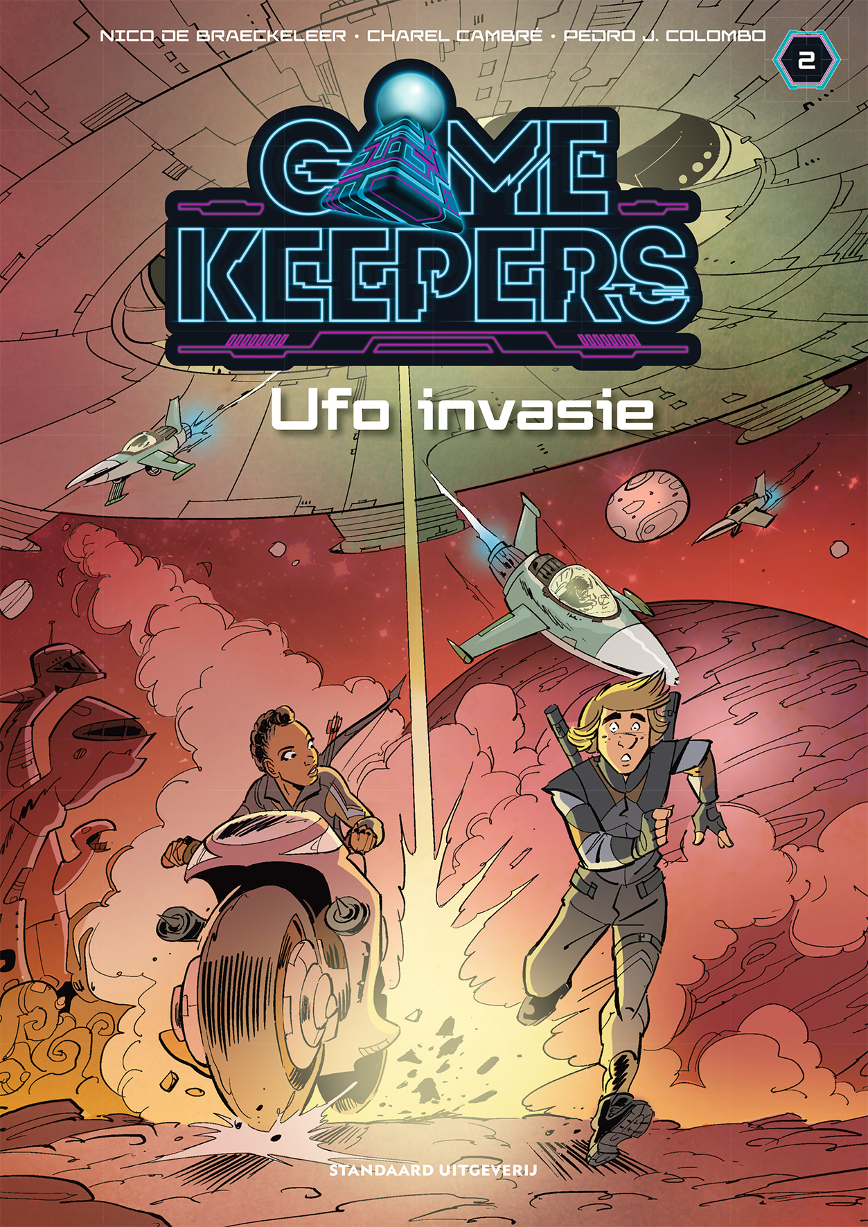 Stripverhaal Gamekeepers 2 Ufo Invasie