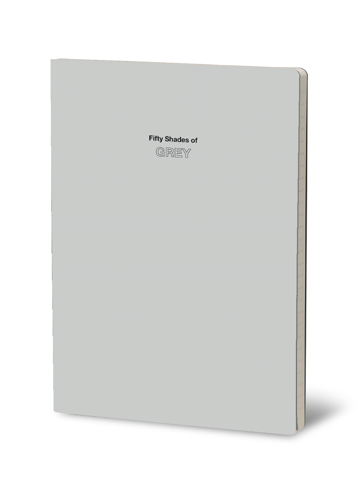Stifflexible Notebook Flex Prisma Softcover Blanco Grijs 144 vel - 17x24 cm