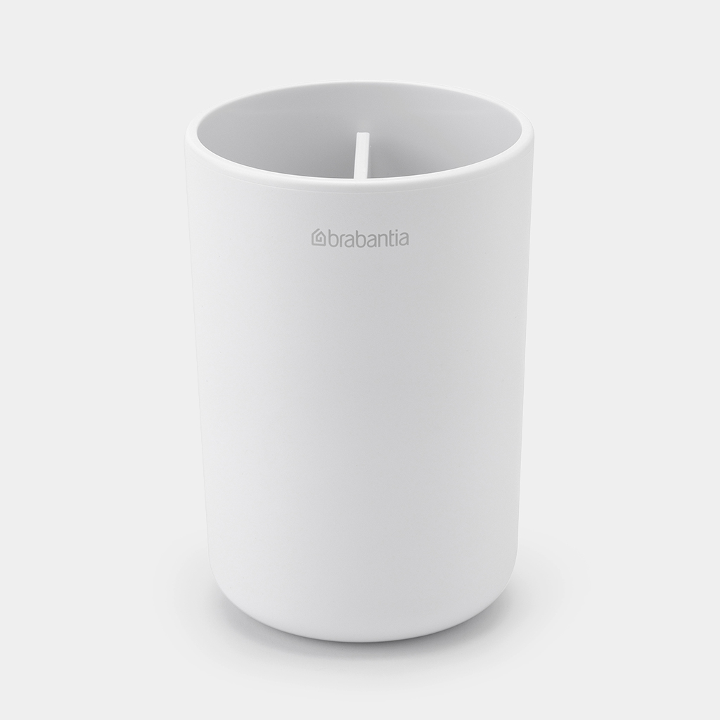 Brabantia Tandenborstelhouder ReNew White met Inzet - 7.6x11 cm - Kunststof Brabantia Tandenborstelhouder ReNew White met Inzet - 7.6x11 cm - Kunststof