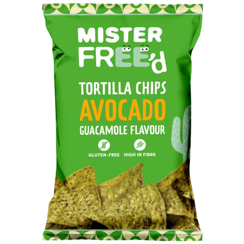 Mr. Free'd Tortilla Chips Vegan Avocado 135g - Glutenvrij