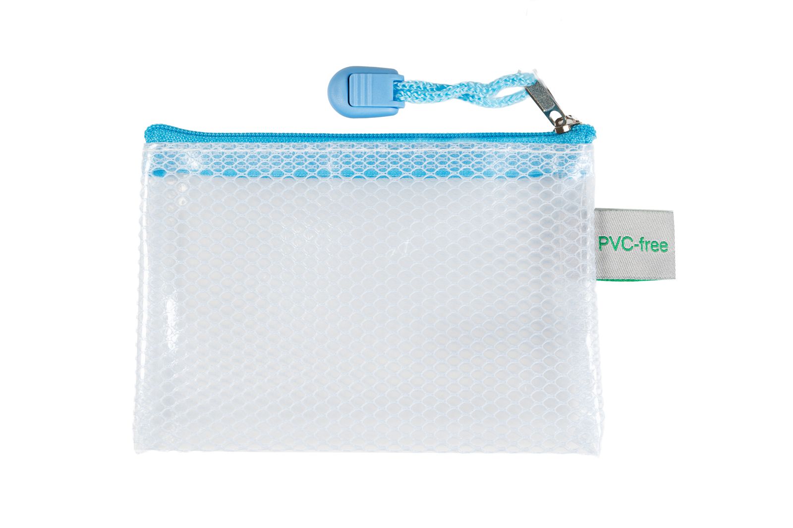 Foldersys Pochette  A7 met Rits zonder PVC Pastelblauw