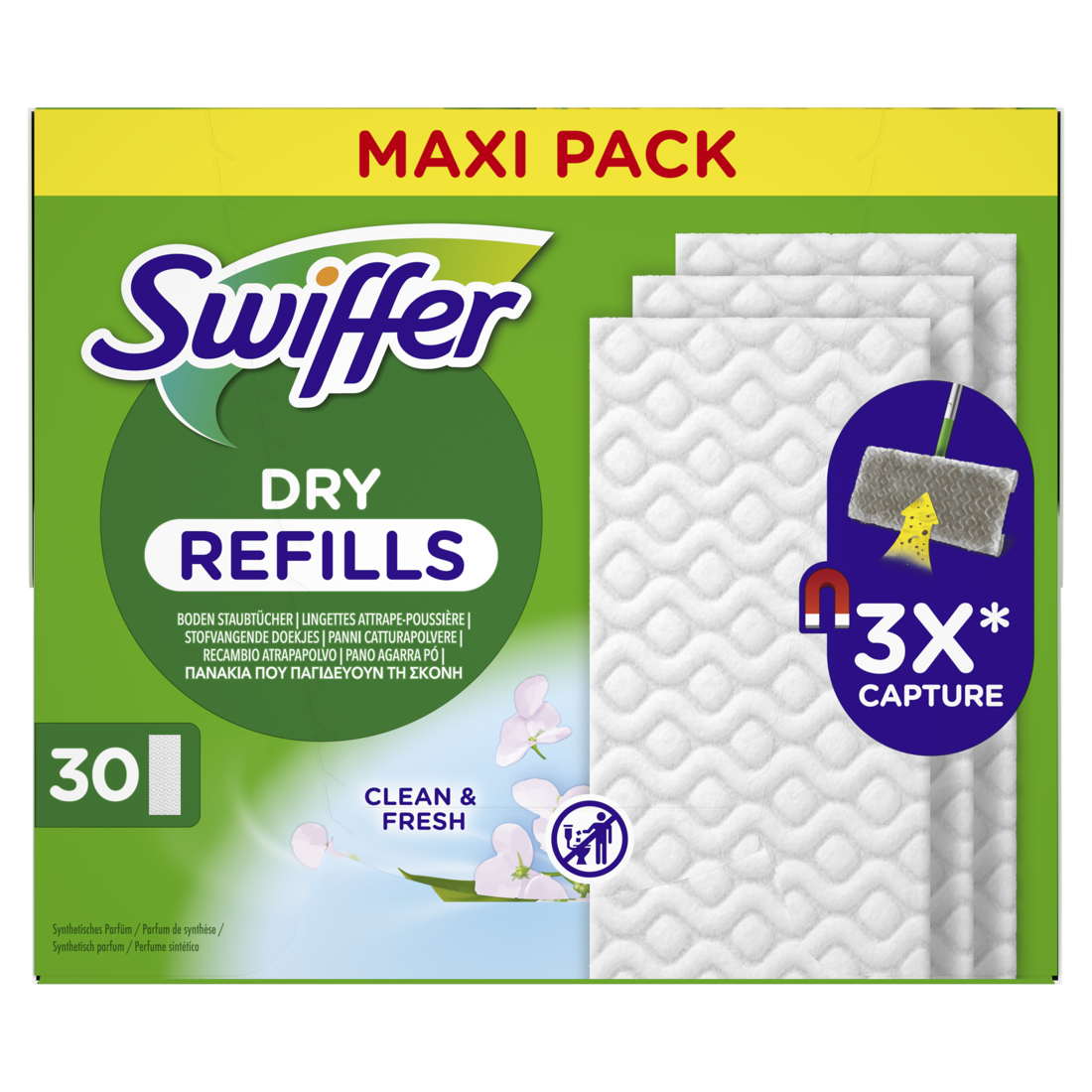 Swiffer Vloerwisser Vervangdoekjes 30 stuks