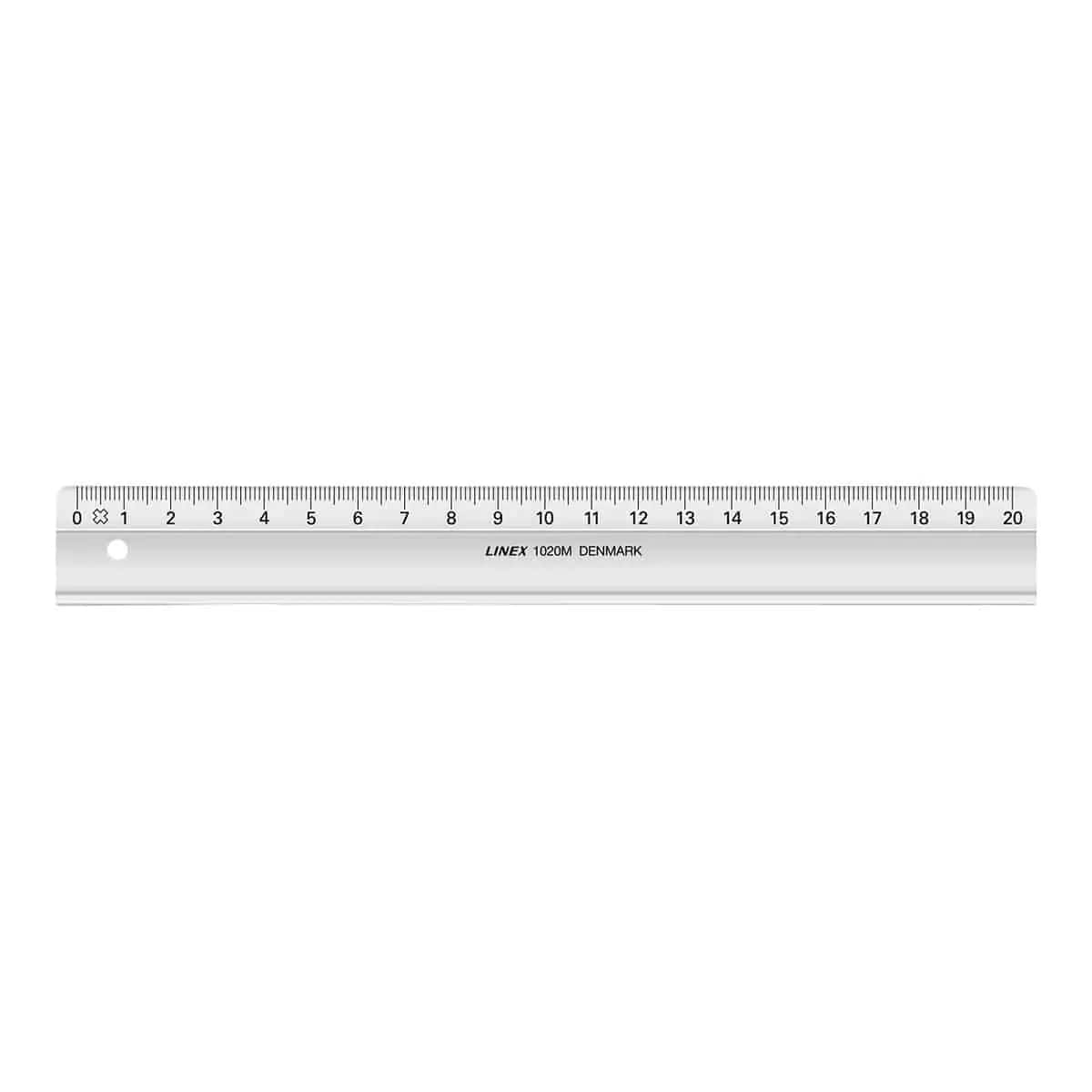 Linex Liniaal 20 cm Transparant SAN