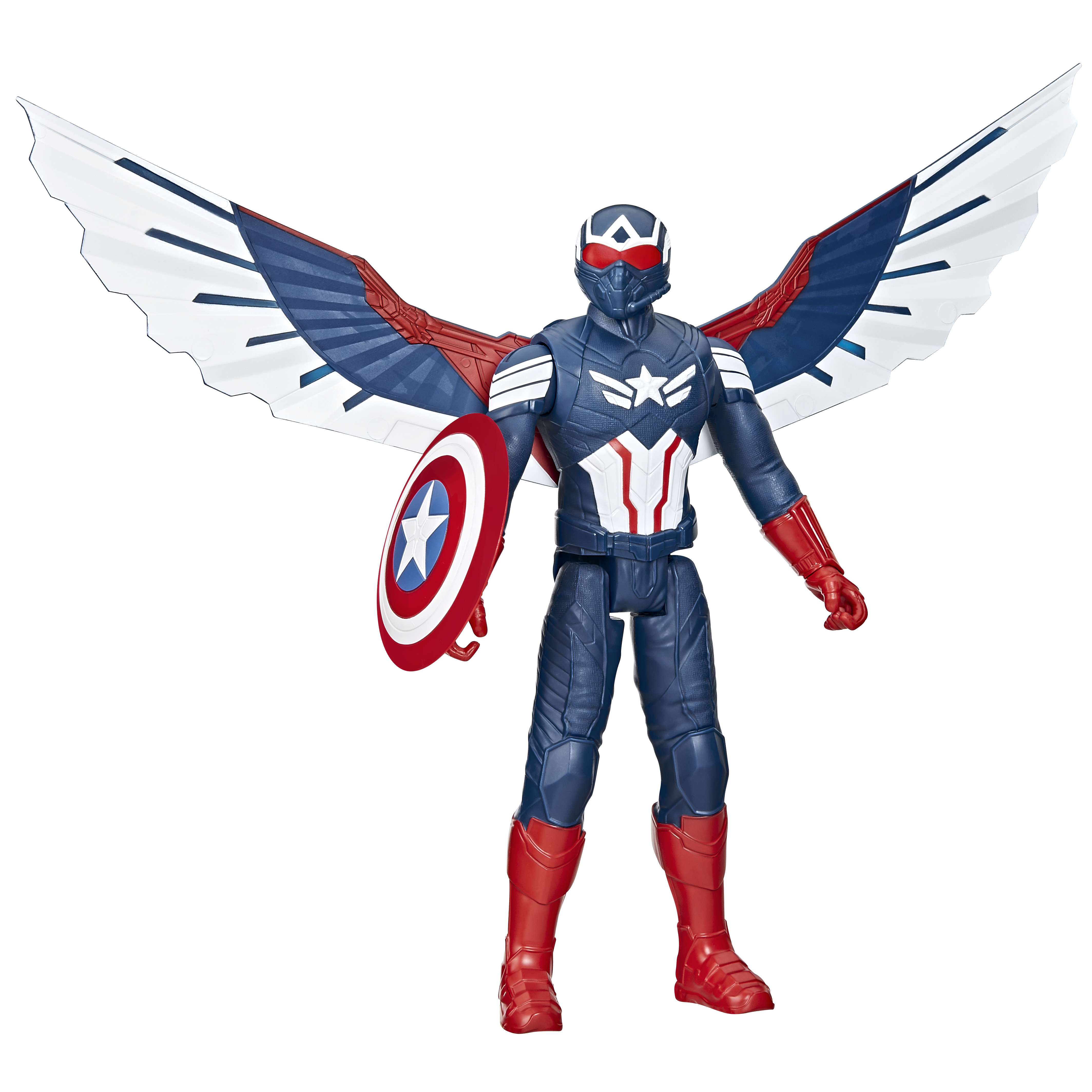Marvel Avengers Captain America Titan Hero 30 cm met vleugels Brave New World