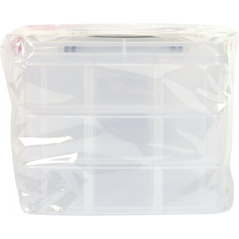 Graine Creative Sorteerbox 3 Verdiepen 14.5x13.5x16.5 cm