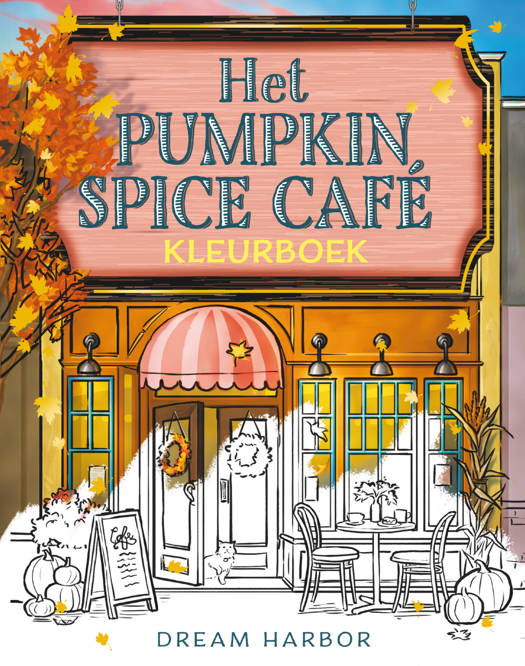 Kleurboek Het Pumpkin Spice Café - Dream Harbor