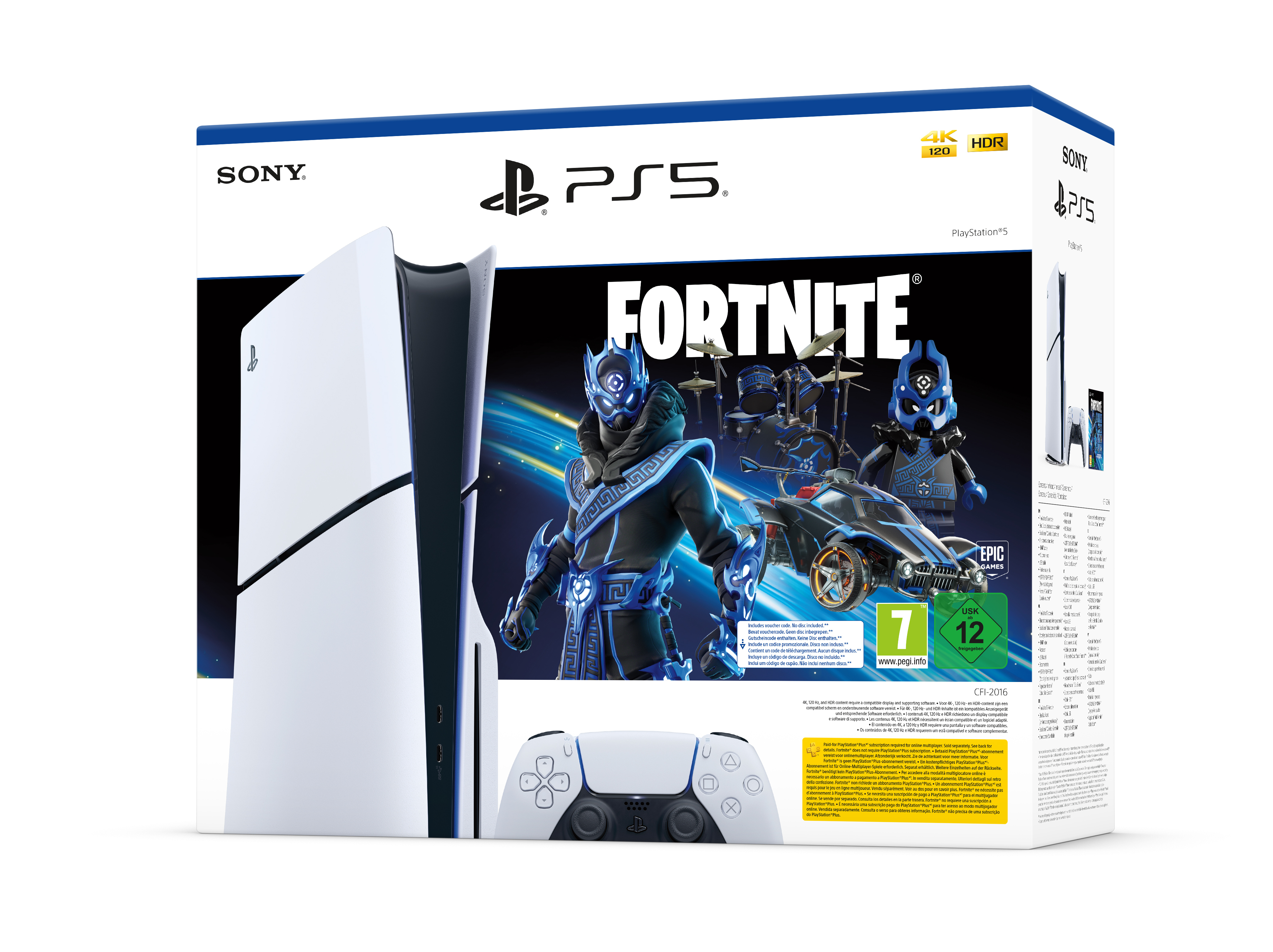 PS5 Console Slim Fortnite Cobalt Star Bundel
