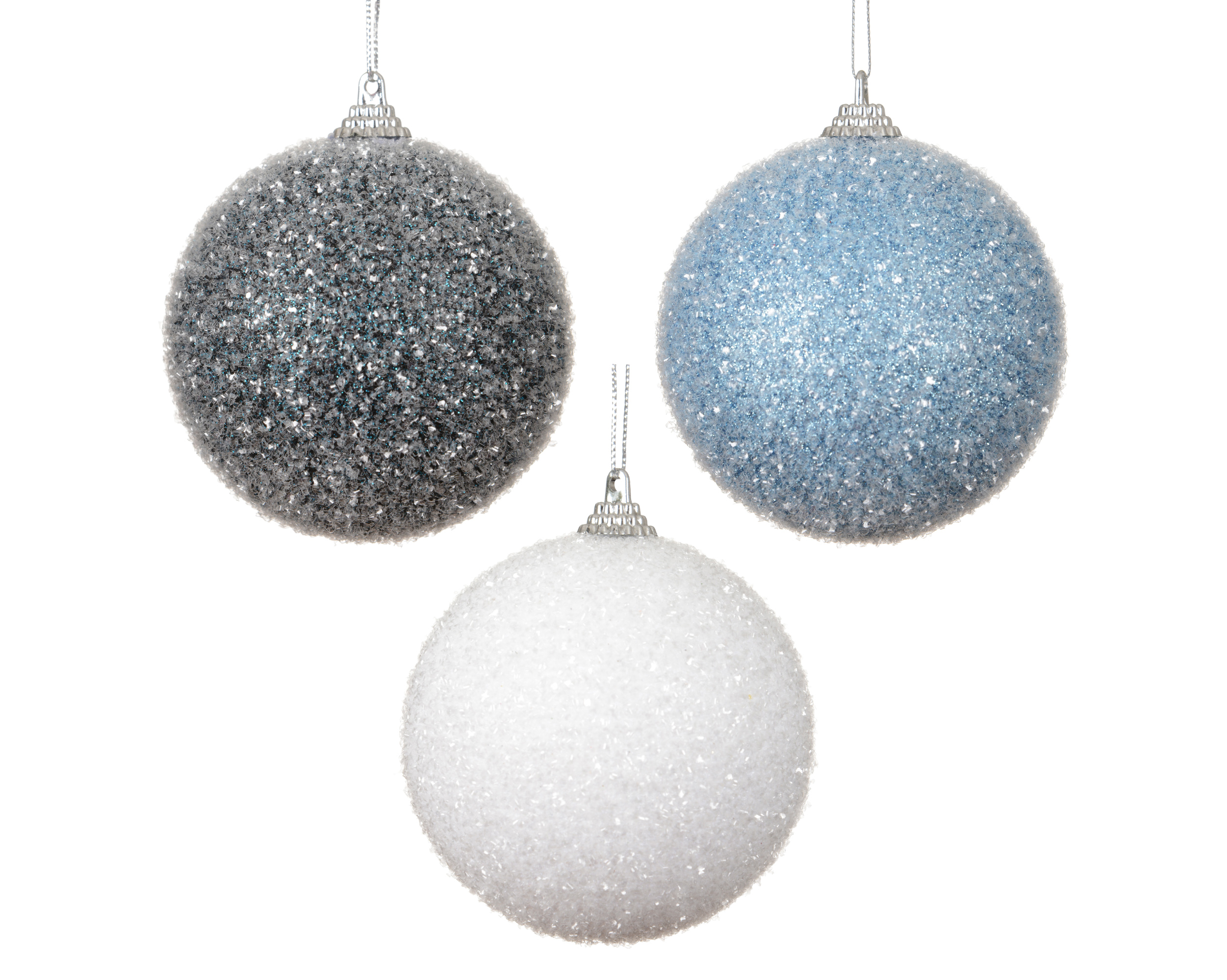 Kerstbal PLC 8cm - assorti - prijs per stuk