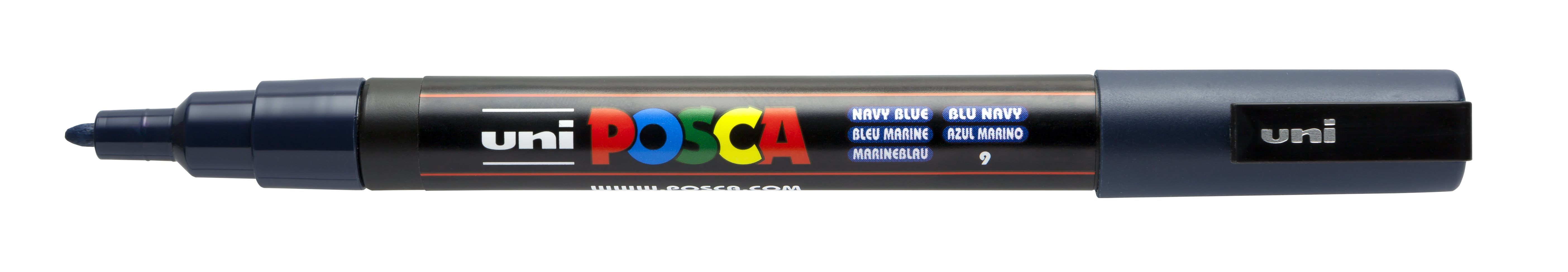 Posca Verfmarker PC-3M 0.9/1.3 mm Conische Punt - Marine Blauw