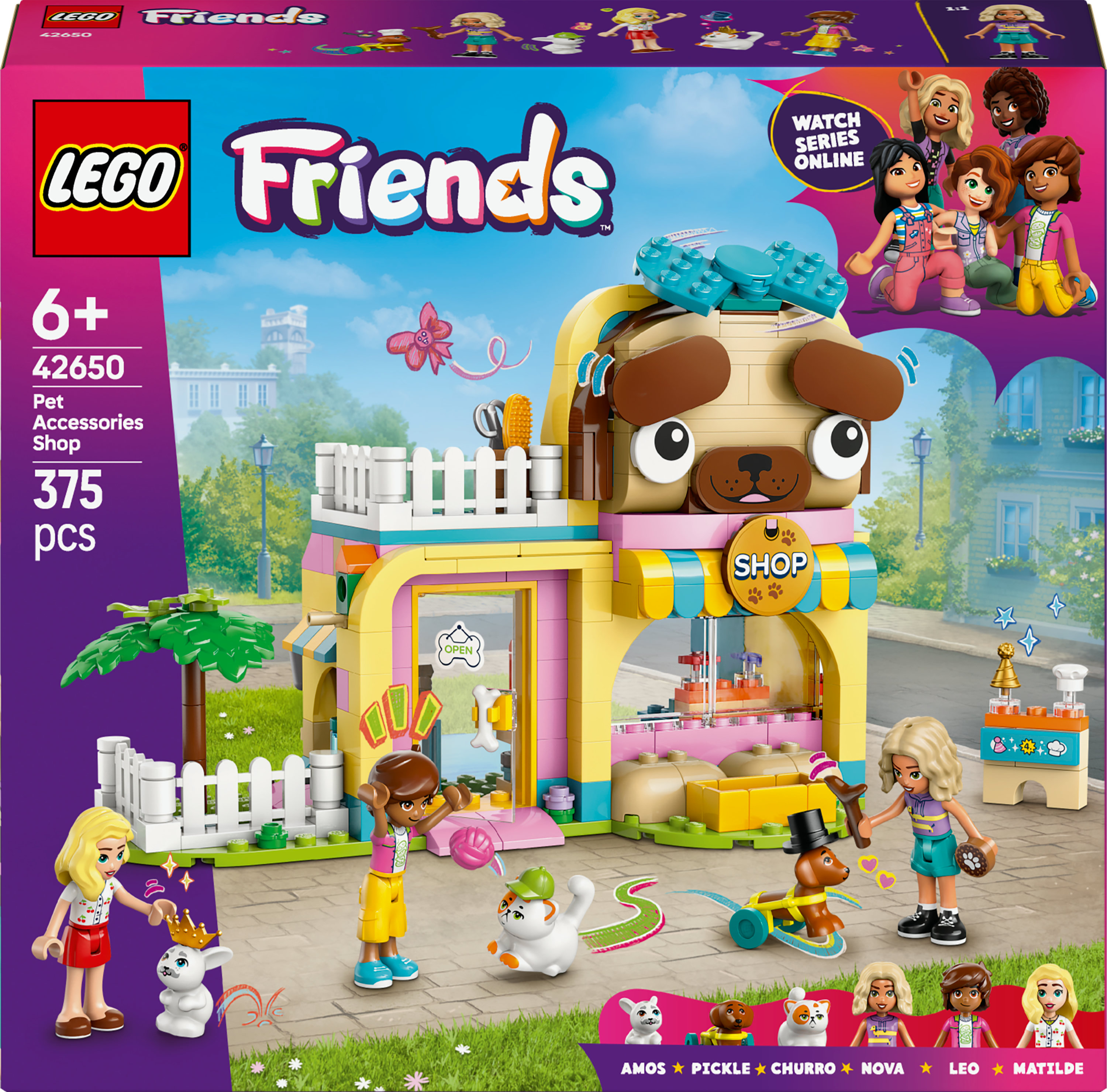 LEGO Friends 42650 Winkel met Dierenaccessoires