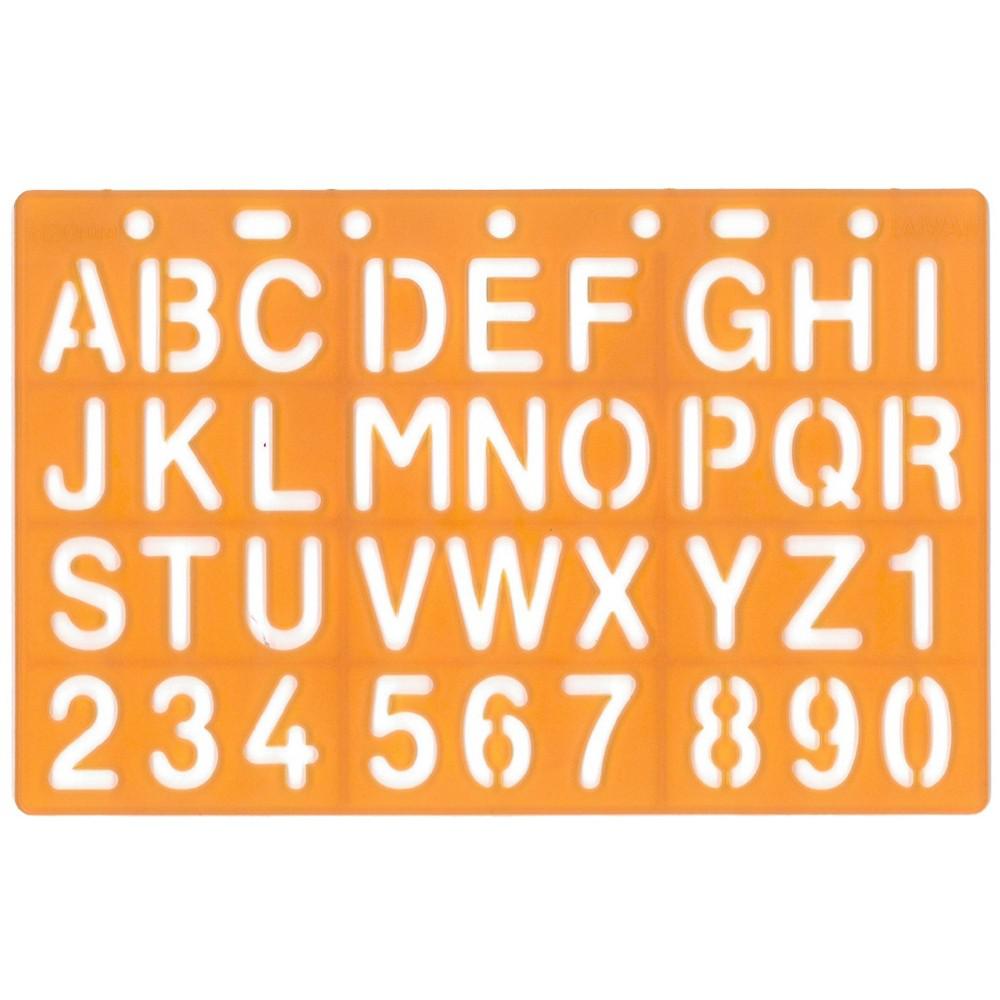 Standardgraph Sjabloon Letters 20 mm