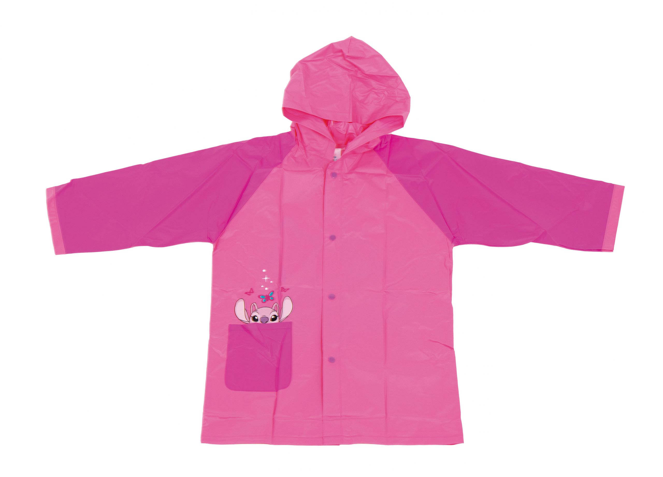 Stitch Regenjas 4-6-8 Jaar Angel Roze