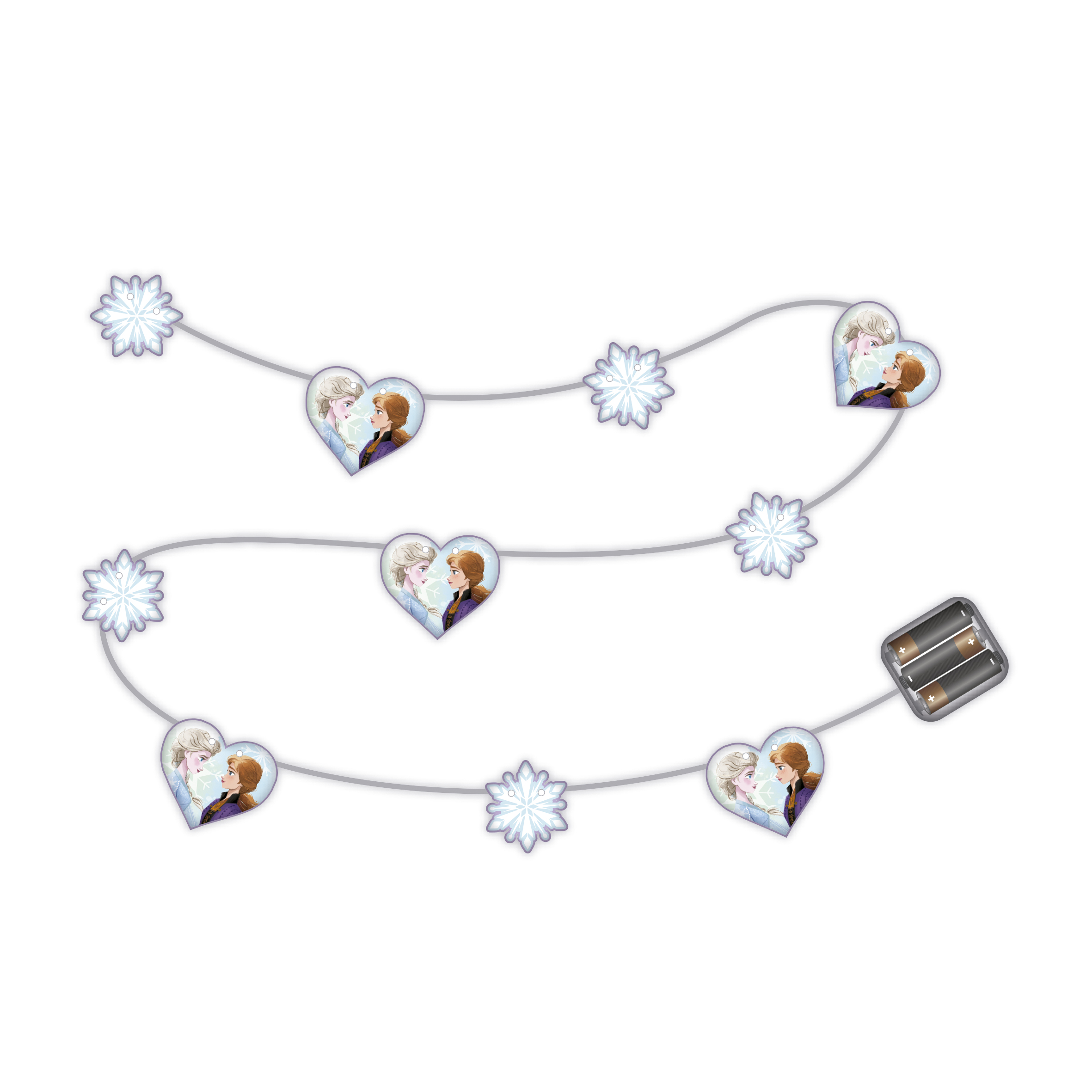 Frozen II LED Lichtsnoer 165 cm Flashing 10 LED's