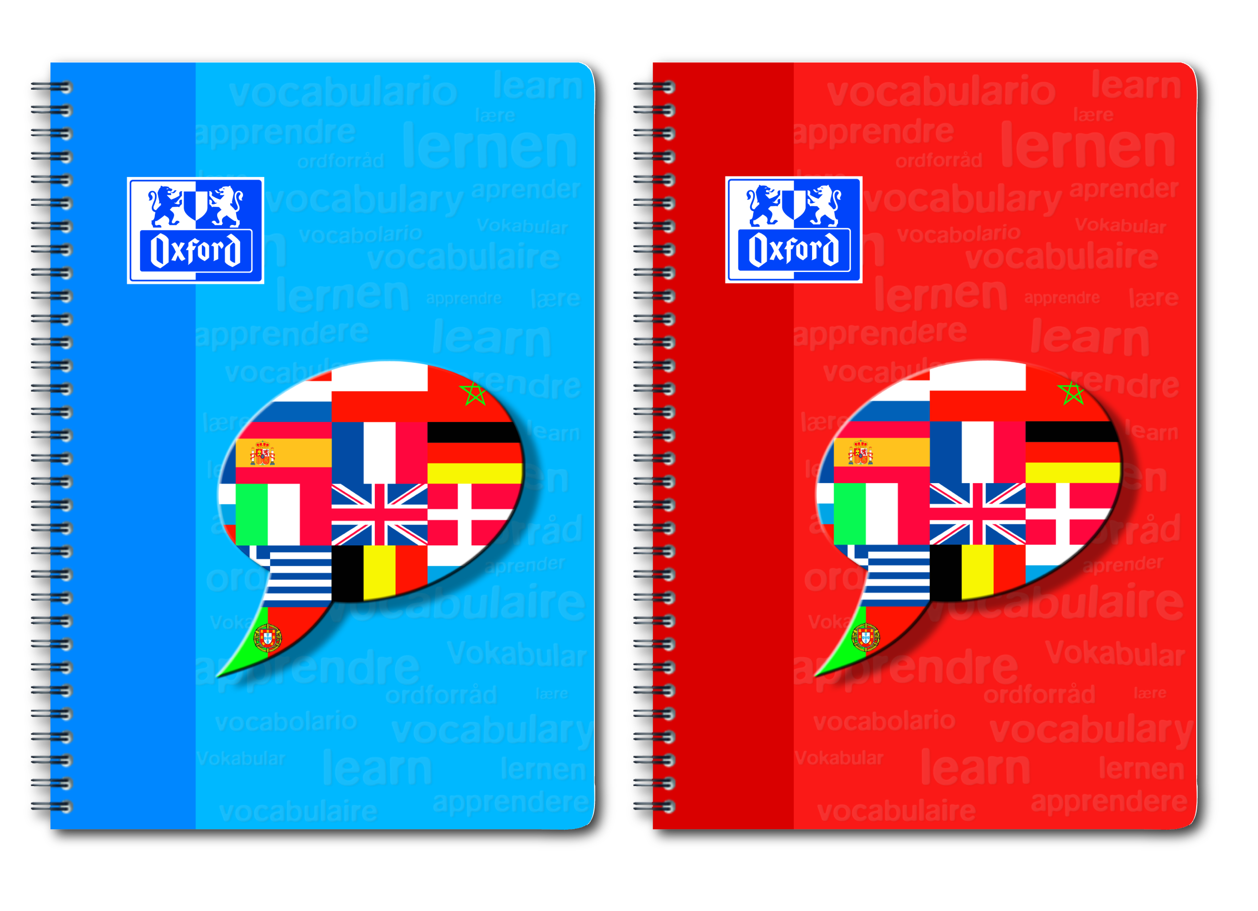 Oxford Schrift Woordtrainer Coach A5 Gelijnd - 96 pag. - Kaft Soepel - ass.