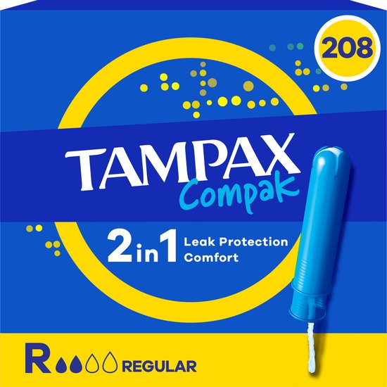 Tampax Tampon met Hulse Compak Regular 26 stuks