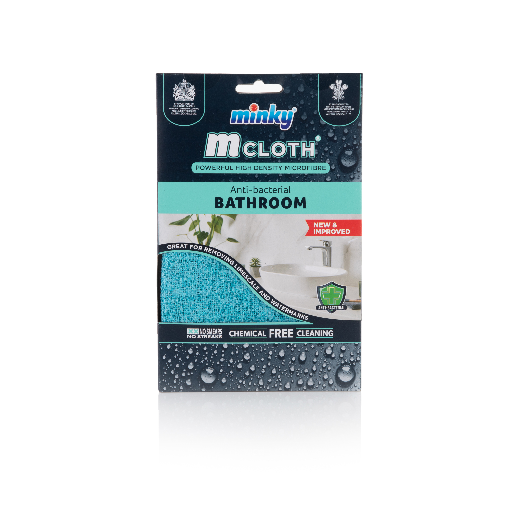 Minky Schoonmaakdoek Badkamer Anti-Bacterieel - Blauw