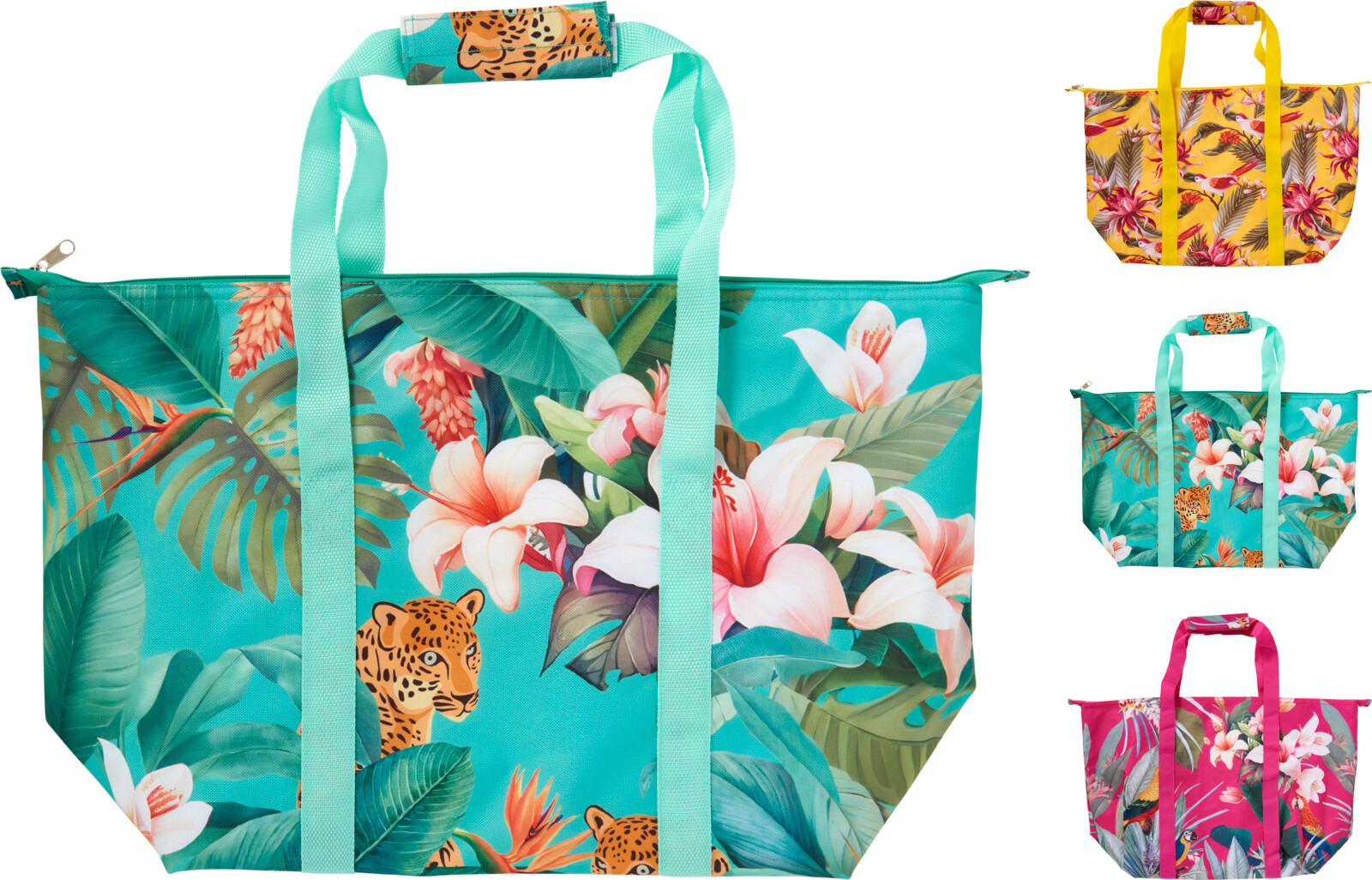 Koeltas Flowers 56x34 cm - assorti - prijs per stuk