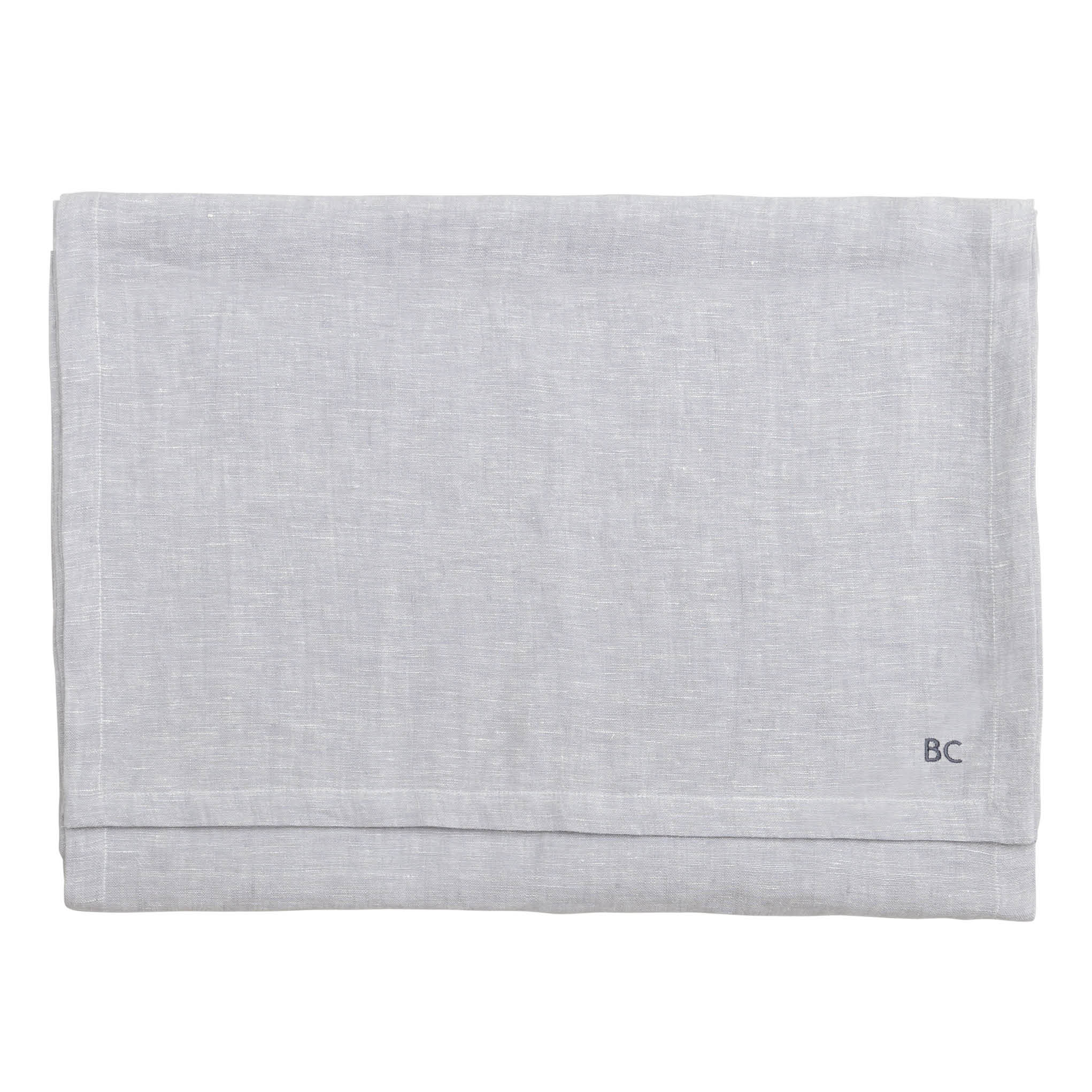 Bastion Collections Tafelloper Blauw 50x300 cm - 100% Linnen
