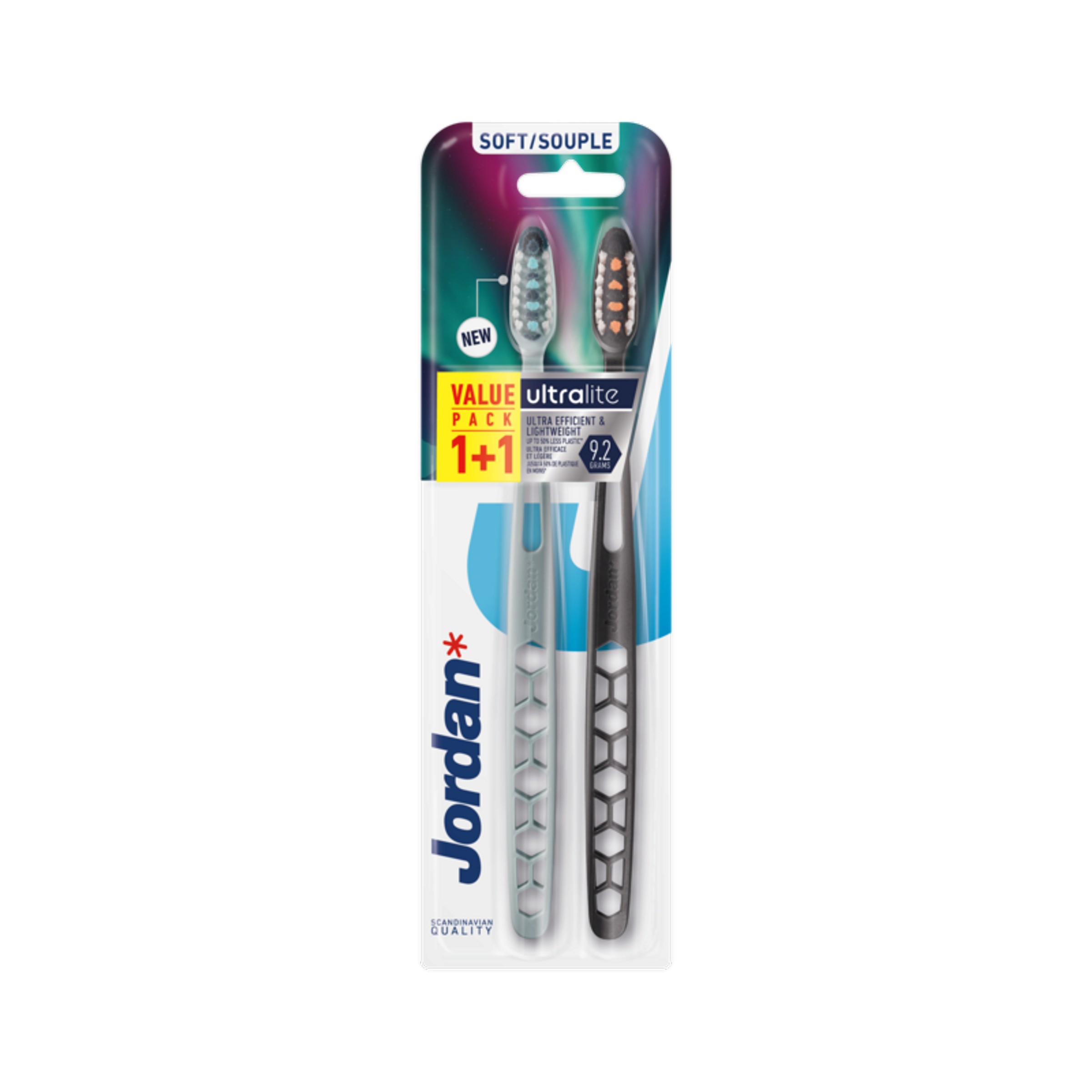 Jordan Tandenborstel Ultralite Soft 2 stuks