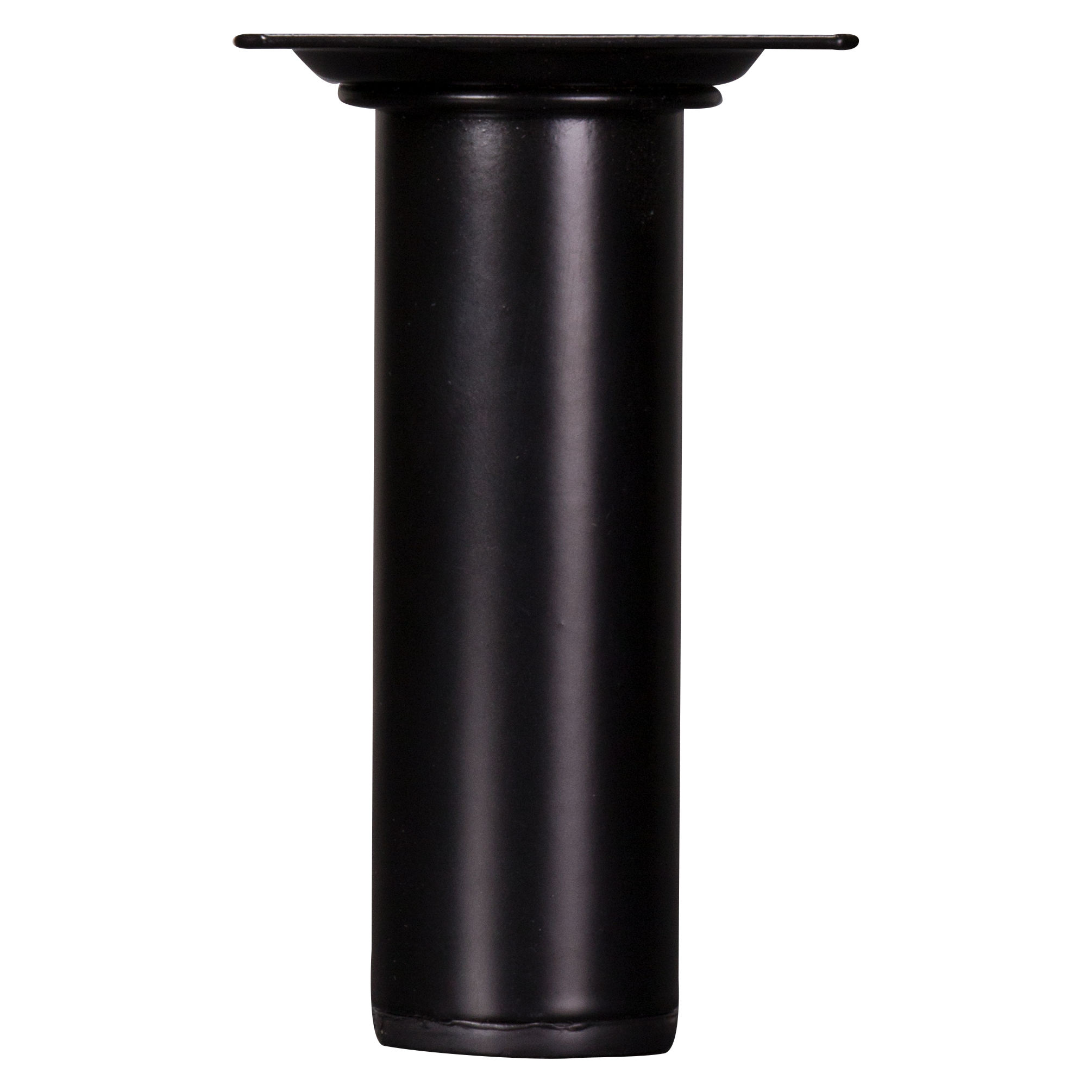 Rond Pootje 10cm Zwart Diam.30mm