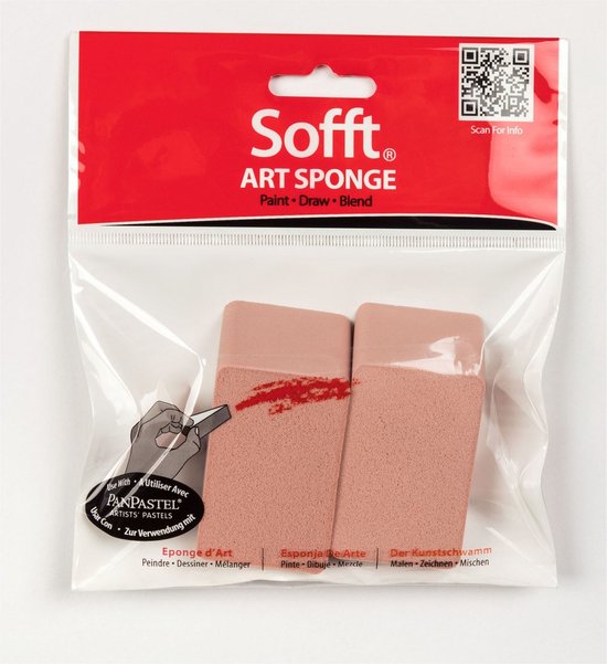 PanPastel Sofft Art Spons Plat 2 stuks