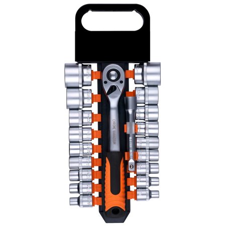WorkPlus Dopsleutelset 1/2" 19-delig