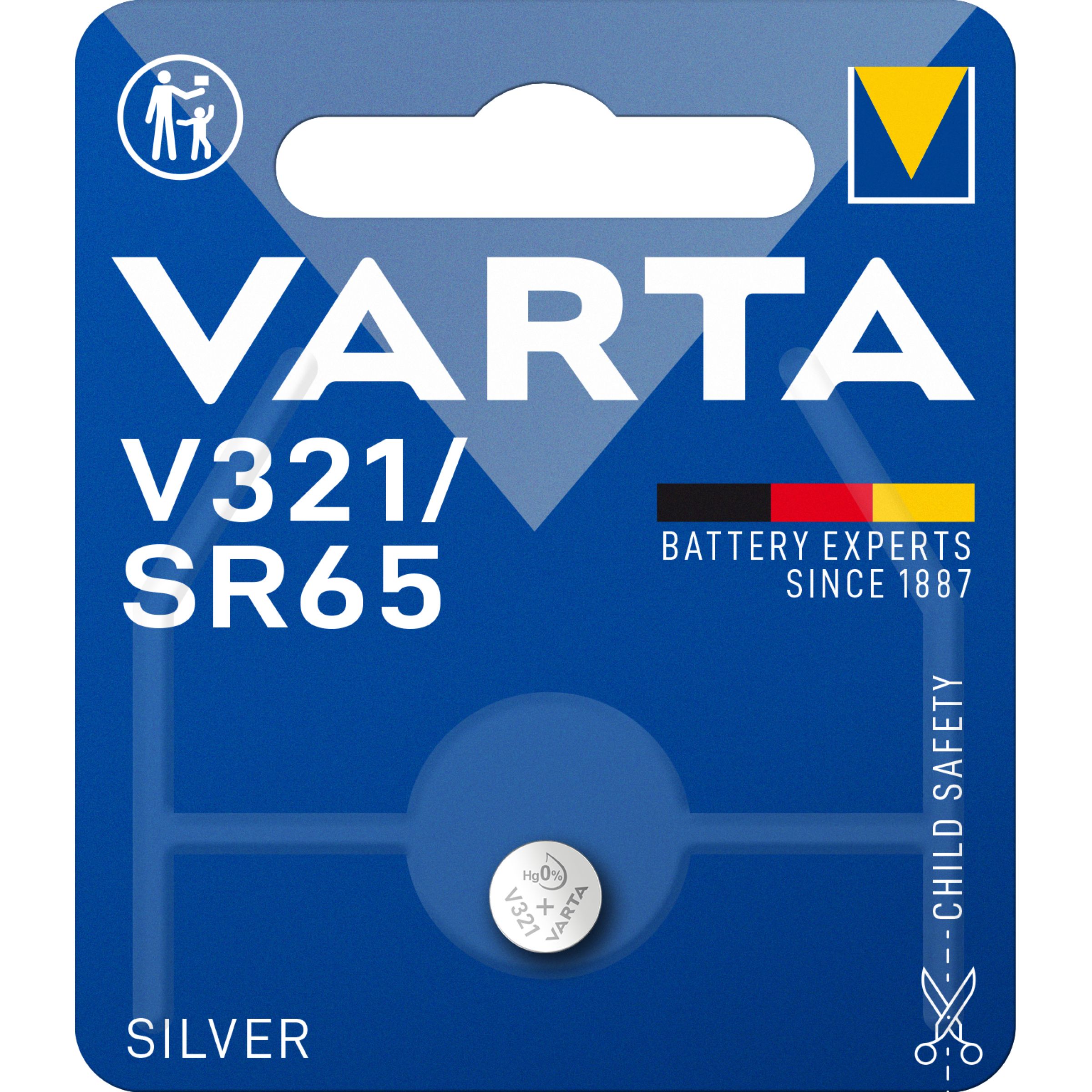 Varta Knoopcel Batterij V321 SR616SW - 1 stuk op blister