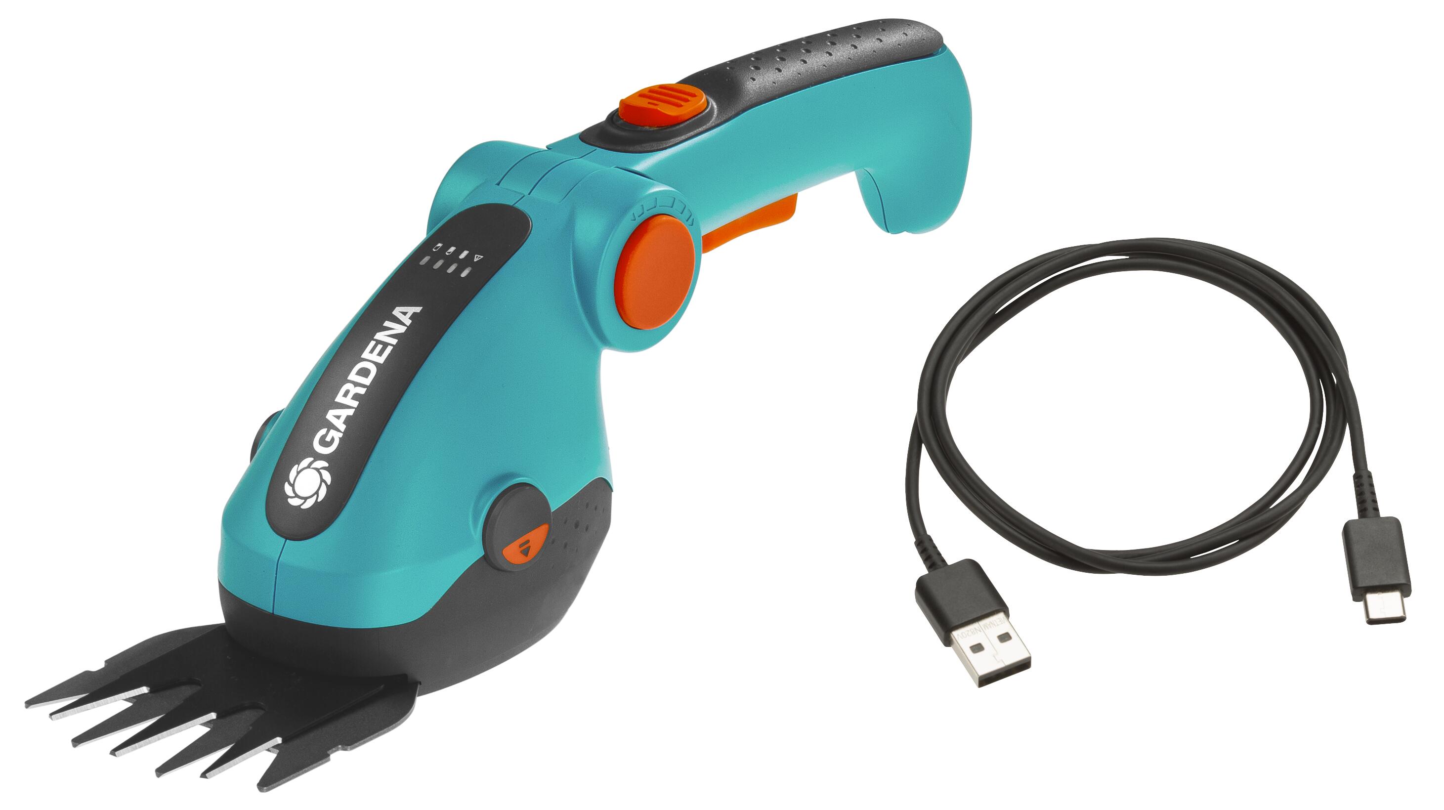 Gardena Grasschaar AccuCut Li Set inclusief Buxusmes