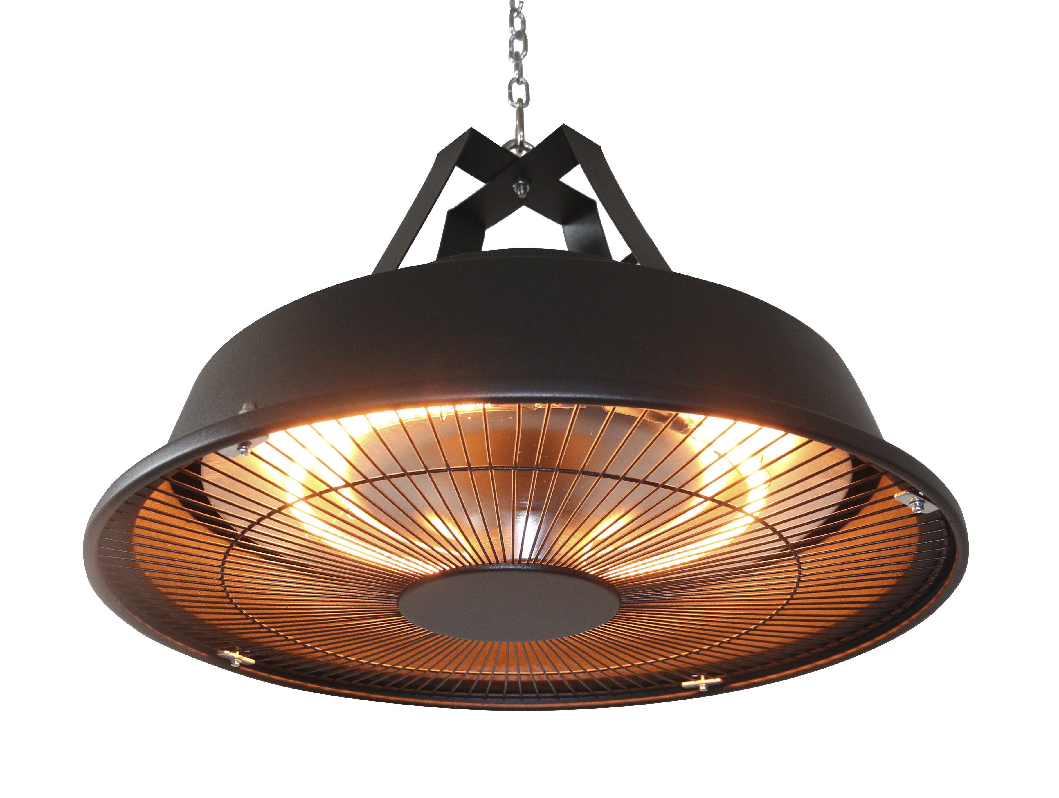 PRACTO Terrasverwarmer Artemis Elektrisch voor Plafond 28.5x43x43 cm 1500 W IPX4 2.7 kg
