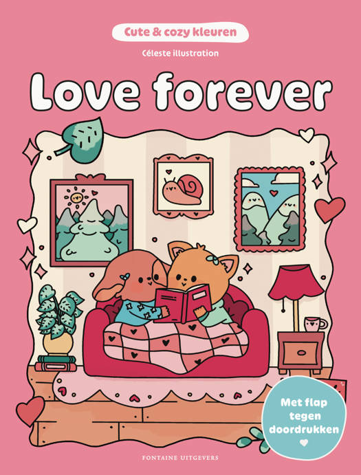 Kleurboek Cute & Cosy Love Forever