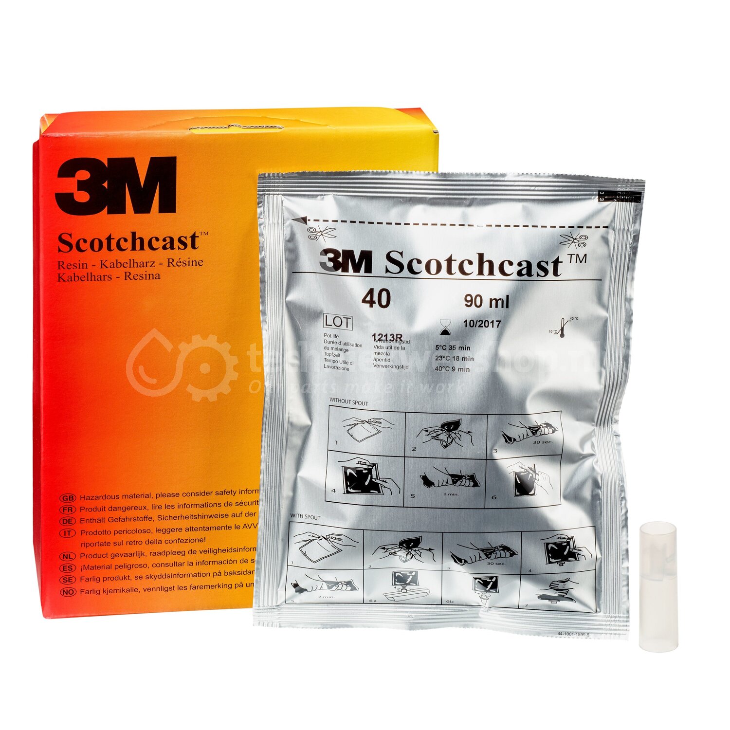 3M Giethars 2-componenten voor Aftakdoos 40A 100 g - 90 ml
