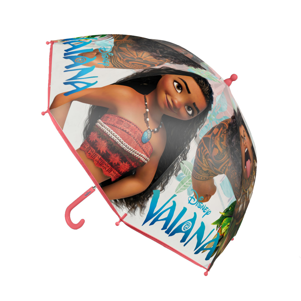 PARAPLU 48cm VAIANA - TRANSPARANT