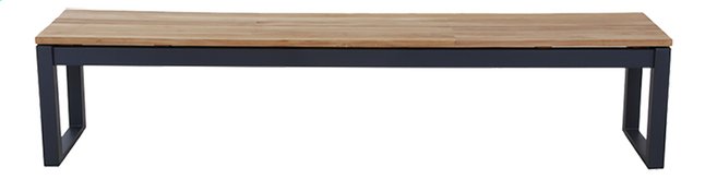 Ocean Bank Selena Alu/Teak Antraciet 201x40 cm