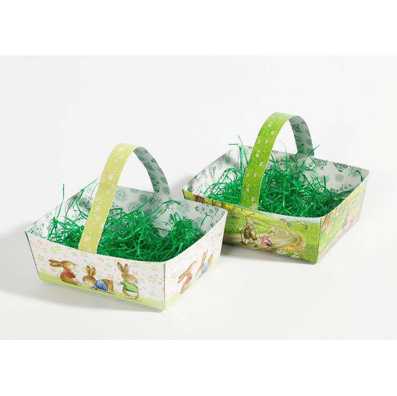 Paaseieren mandje mintgroen 38 cm gevlochten riet Paaseieren mandje mintgroen 38 cm gevlochten riet