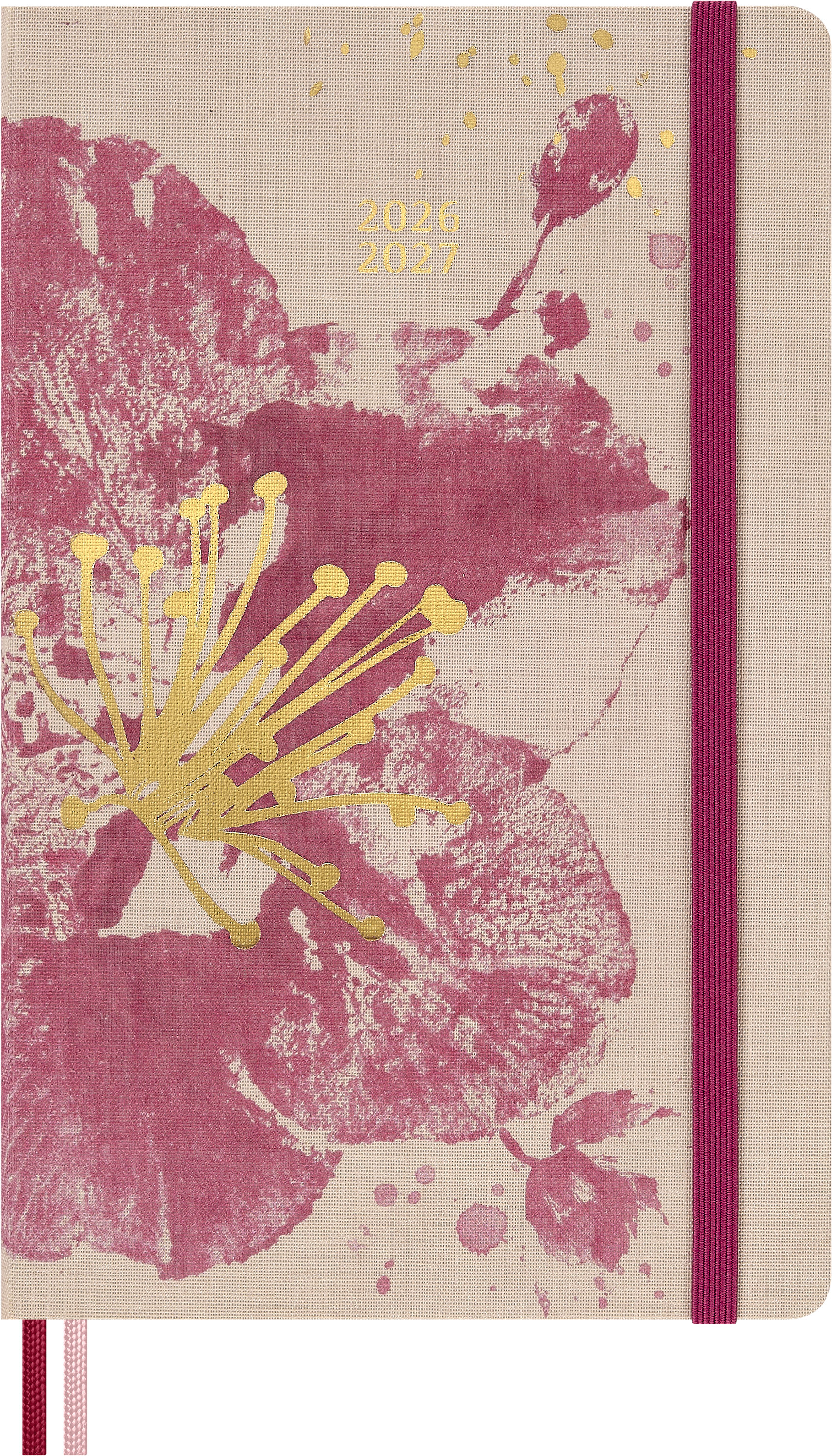 Moleskine 18M Agenda 2026-27 Large 1week/pag+Notes Hardcover Sakura Blauw 13x21 cm