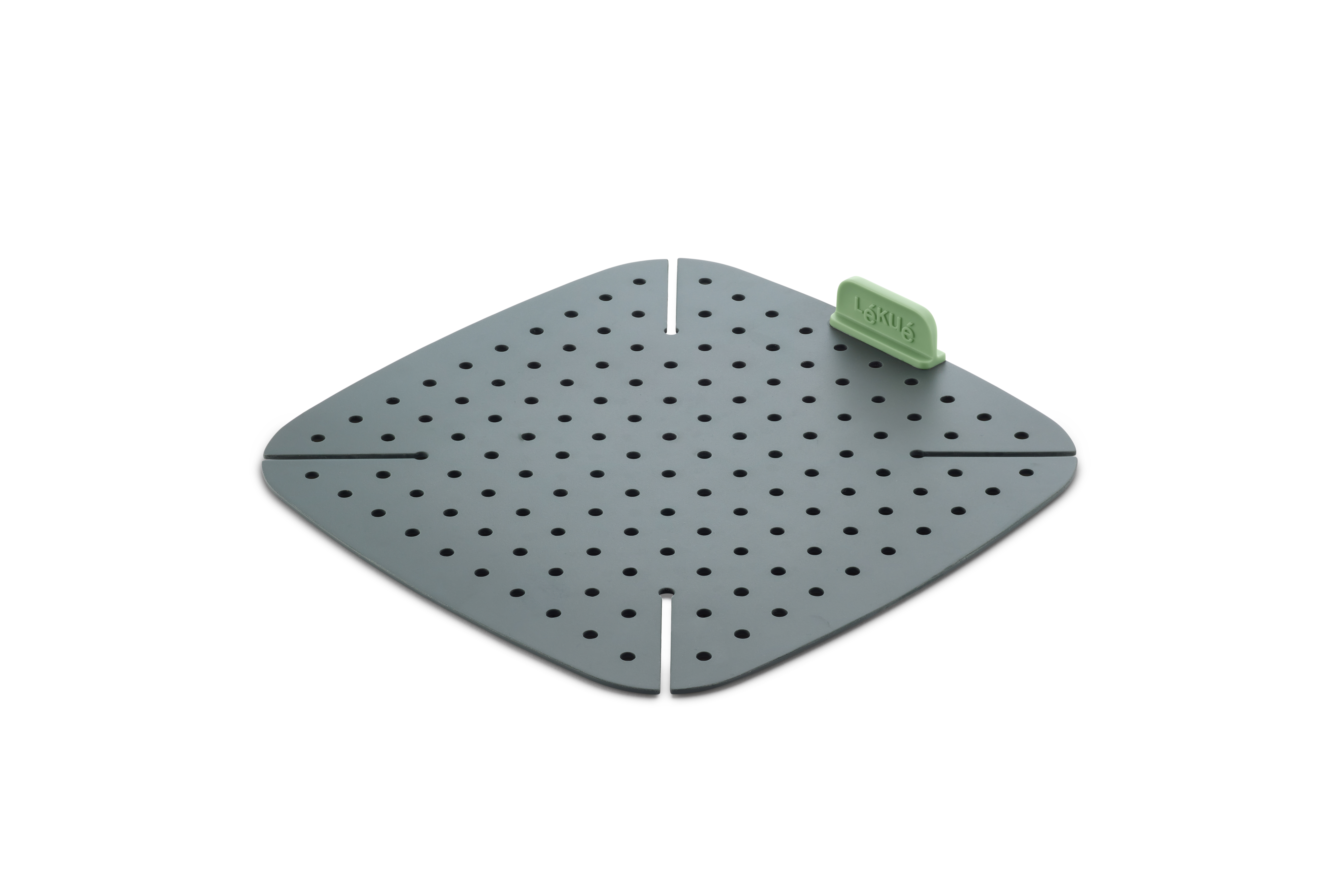 Lékué Bakmat voor Airfryer 22x22 cm - Platinum Silicone