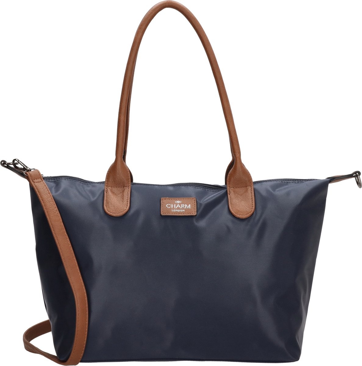 Charm London Handtas Buckingham 42x15x25 cm - Navy - Nylon Polyester
