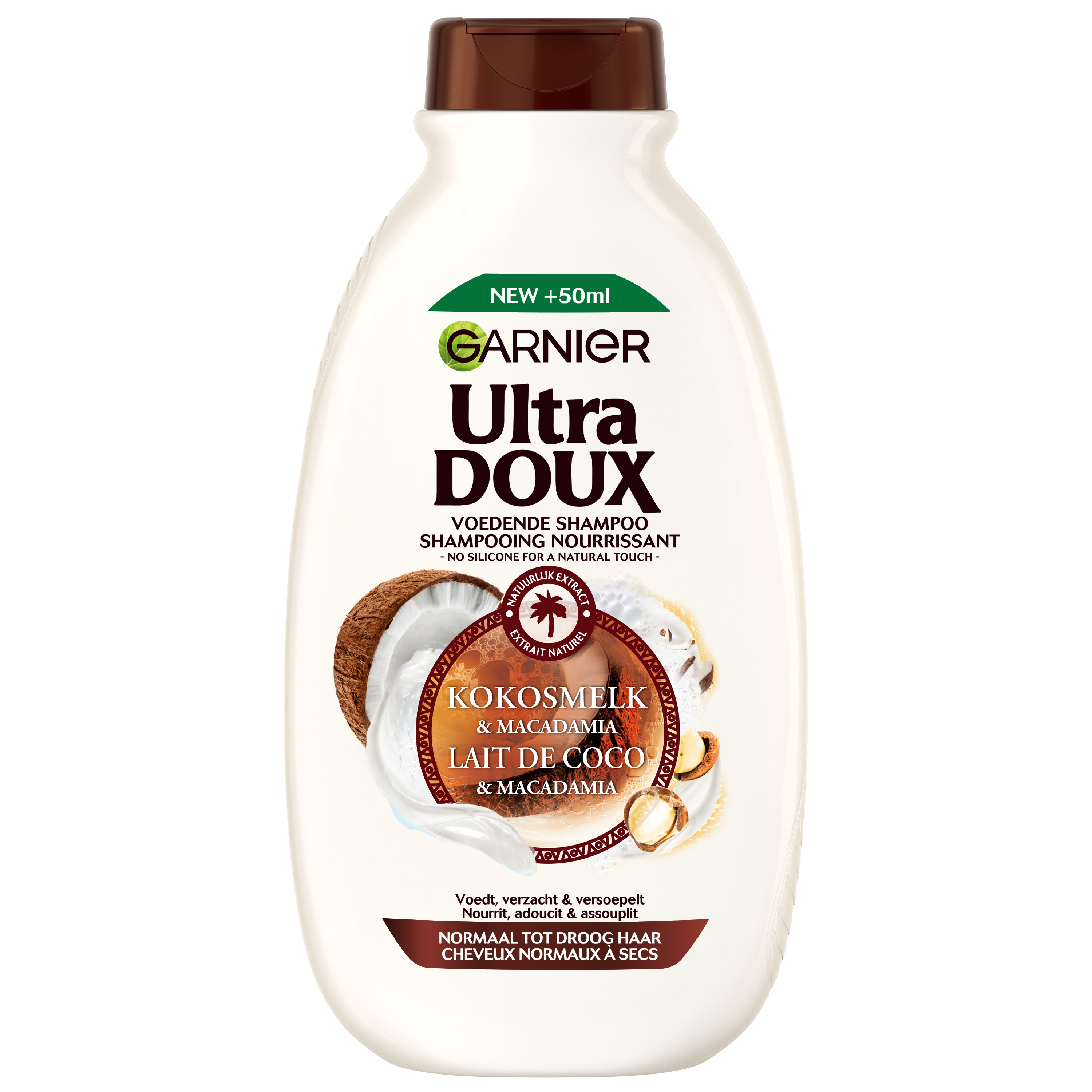 Garnier Ultra Doux Shampoo Kokosmelk & Macadamia 300 ml