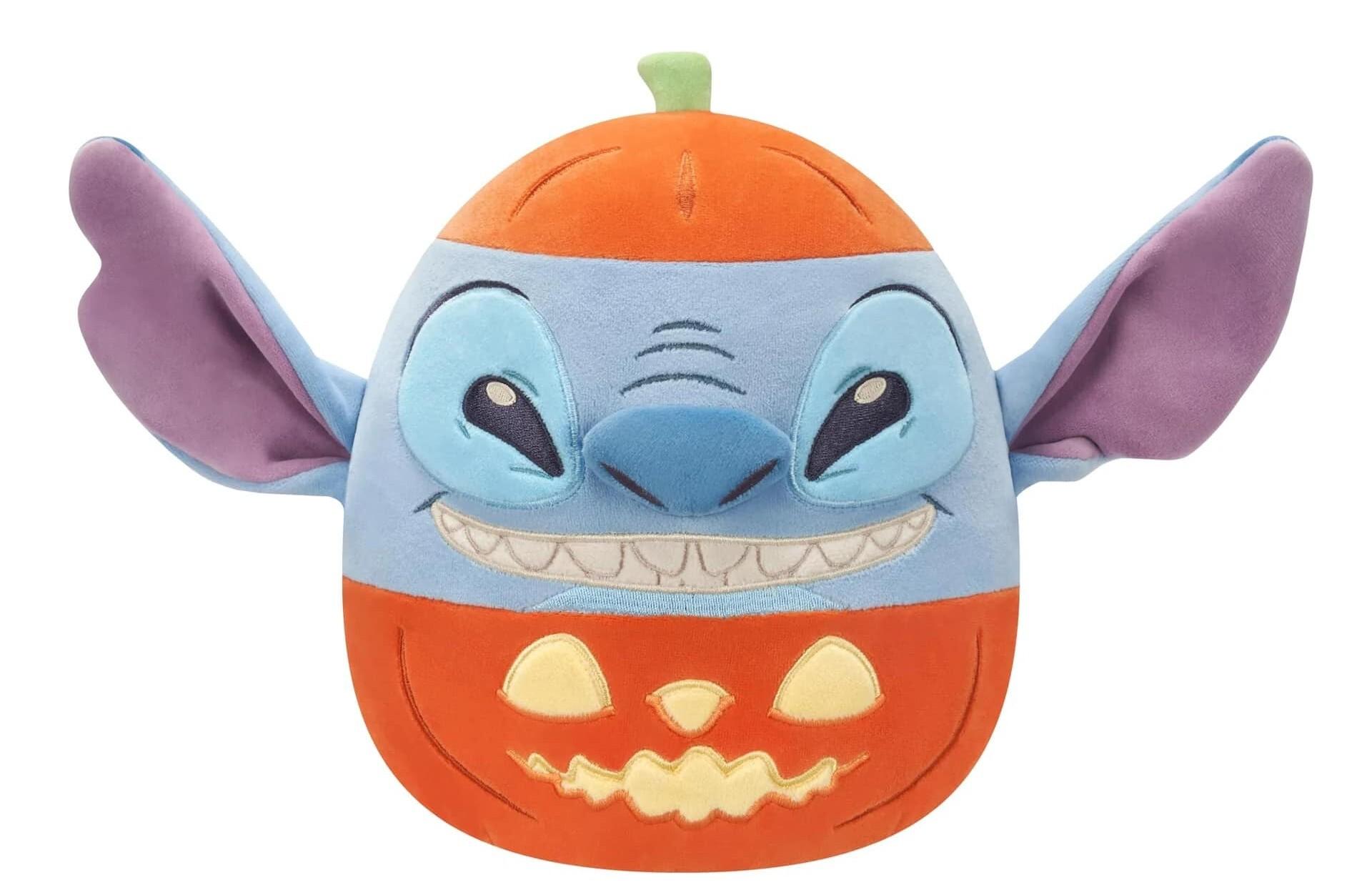 Squishmallows Pluche   20 cm  Disney Halloween - Stitch in Pumpkin prijs per stuk