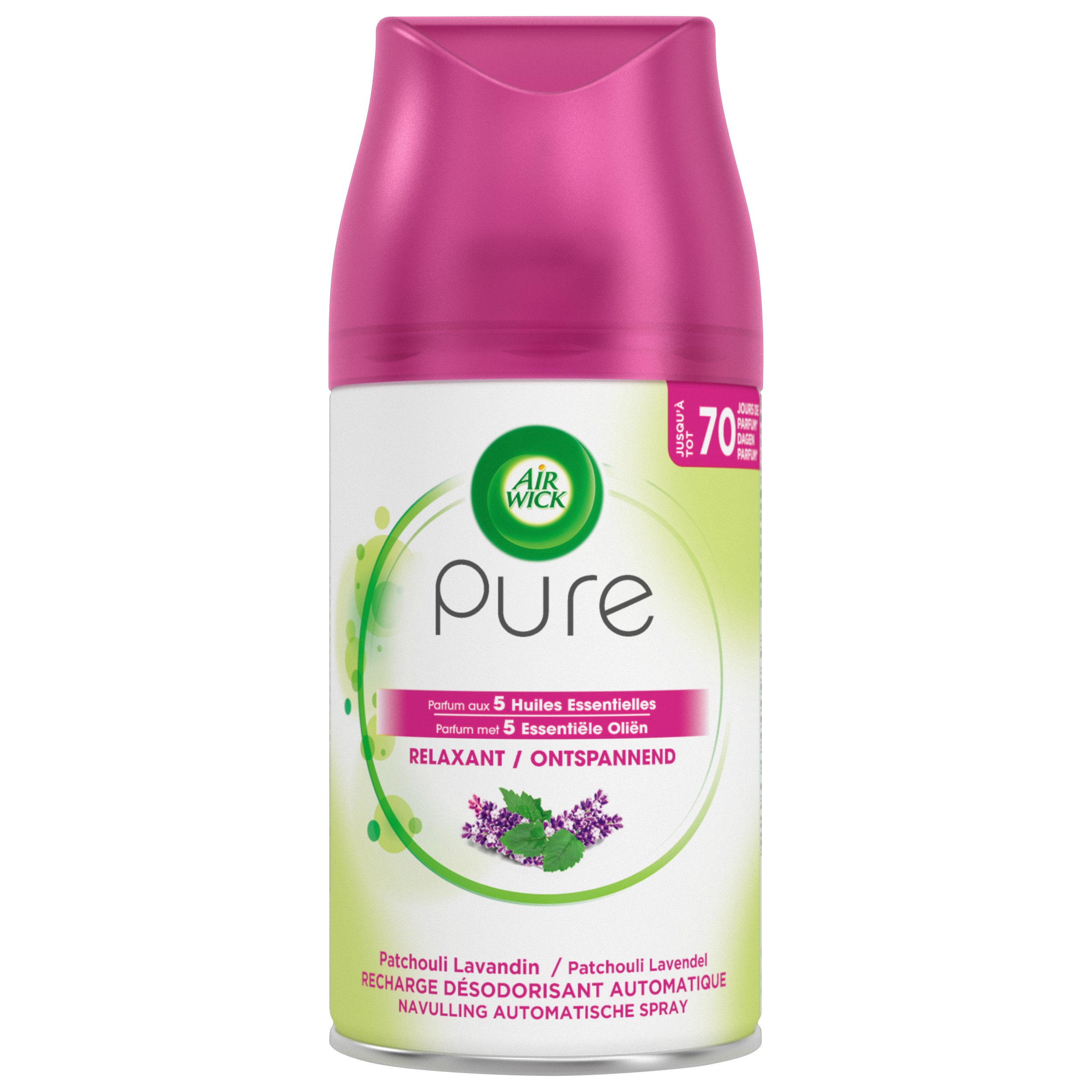 Airwick Freshmatic Navulling Pure Essentiële Oliën Ontspannend - 250 ml