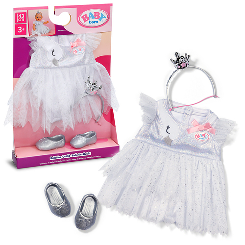 Baby Born Ballerina kledingset voor pop 43 cm
