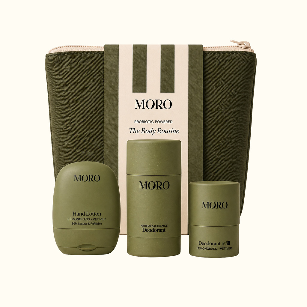 Moro Body Routine Lemongrass & Vetiver - Deodorant & Mini Lotion