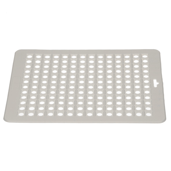 Keeeper Gootsteenmat Rubber 31x26 cm Wit