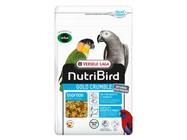 Versele-Laga NutriBird Gold Crumble Grote Parkieten & Papegaaien 800 g