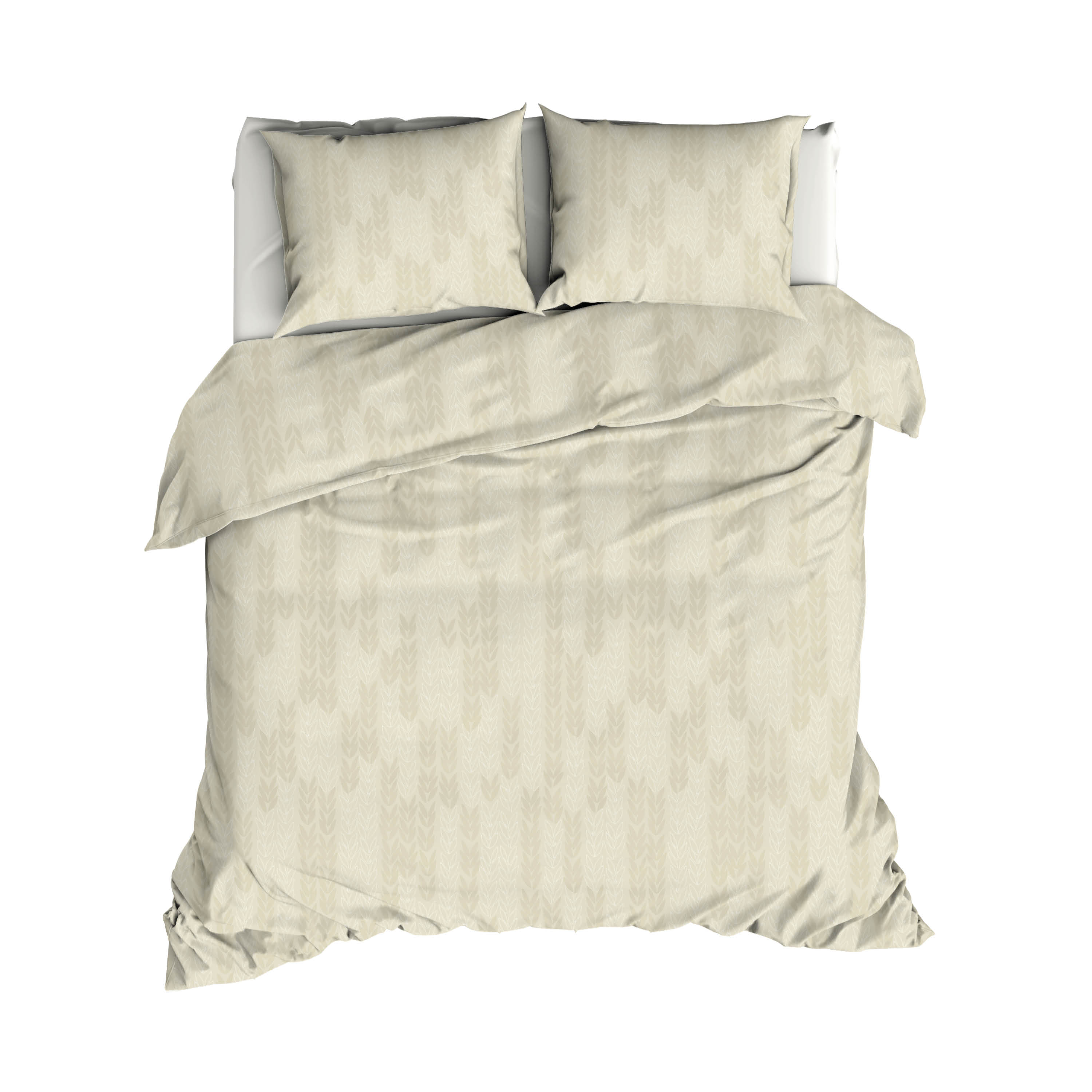 Romanette Dekbedovertrekset Barley 240x200-220 cm Katoen Almond